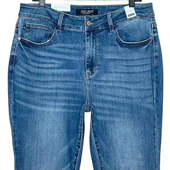 Judy Blue NWT High Waist Slim Fit Ankle Jeans Plus Size 16W Stretch Denim - Picture 3 of 8